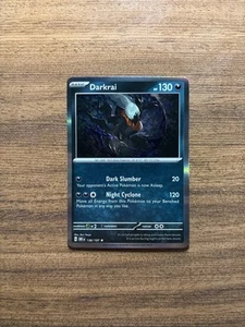 Pokemon Raro Holo Foil Darkrai Tarjeta 136/197 Obsidian Flames Casi Nuevo - Imagen 1 de 2