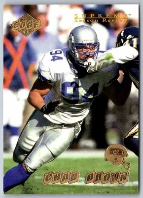 1998 Edge Chad Brown #167  Football Card - Image 1 of 2