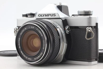 [Near MINT] Olympus OM-1 SLR 35mm Film Camera G.Zuiko 28mm f/3.5 Lens From JAPAN - Image 1 of 4