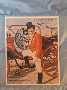 Count Nicholas Circus Ringmaster Signed Autographed Press Photo - Picture 1 of 3
