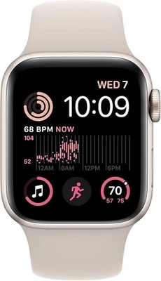 Apple Watch Series SE (2nd Gen) 2022 ✨ 40mm GPS + Cellular Starlight - Excellent - Image 1 of 2