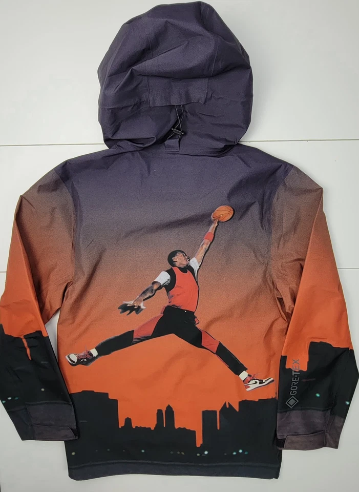 Nike Air Jordan Men Size Small Skyline GORE-TEX Loose Rain Jacket HF9285-010