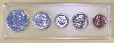 1964 P Mint set, 1 cent is D mint, uncirculated mint coins - Image 1 of 4