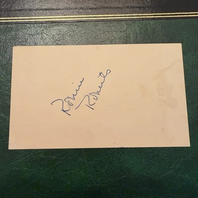  Robin Roberts Signed Government Postcard GPC JSA LOA Hall of Fame - Image 1 of 3