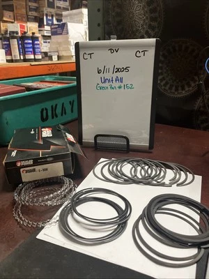 Conjunto de anel de pistão de motor selado potência E-909K STD vendido como está ver fotos - Imagem 1 de 3