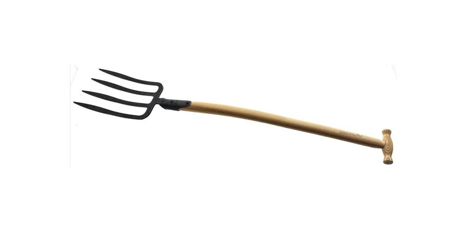 KRUMPHOLZ Spatengabel mit Federdülle, 4 Lanzenzinken Zinkenlänge 255 mm 1120 mm