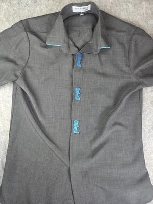 Vintage Doc & Amelia Button Up Shirt Small Bowling Rockabilly Eagle Thunderbird - Image 1 of 4