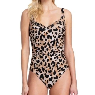 Novo GOTTEX CRUISE CONTOUR KENYA LEOPARD PEÇA ÚNICA Tamanho 14 - Imagem 1 de 4