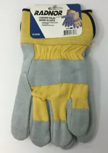 Radnor 64057924 Leather Palm Work Gloves X Large (2 Pairs) - Picture 1 of 3