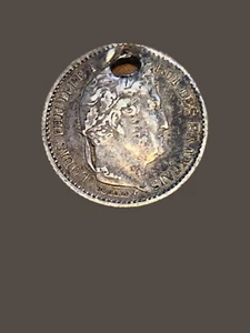 1847 France 25 Centimes Silver Coin - VF (Very Fine) condition - Picture 1 of 2
