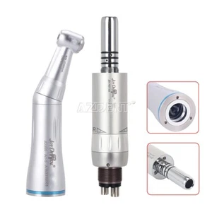 Dental Slow Low Speed Handpiece Contra Angle Air Motor 4Hole - Picture 1 of 11