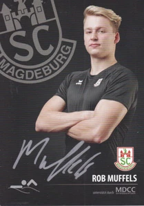 Rob MUFFELS - Alemania, Oro Mundial 2015 Natación, Autógrafo Original! - Imagen 1 de 1