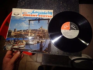 Ancien Disque 33t Port de Marseille André Verchuren Vincent Scotto - Imagen 1 de 2