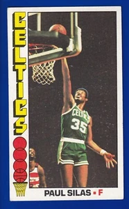 PAUL SILAS celtics 1976-77 TOPPS #3 VG-EX+ NO CREASES - Picture 1 of 2