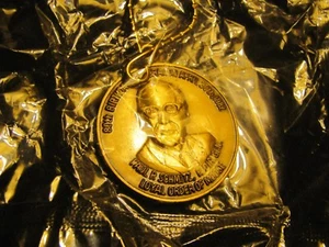 Vintage Moose Lodge Medal - Paul Schmitz Director General 80th Birthday Keychain - Picture 1 of 2