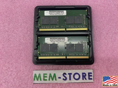 64GB Kit 2x 32GB PC4-25600 Laptop SODIMM DDR4 3200 MHz Memory RAM SK Hynix IC - Image 1 of 2