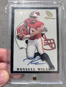 ๐2012 Fleer Retro Ultra #RS-23 Russell Wilson Rookie Sensations Auto Rookie! - Picture 1 of 2