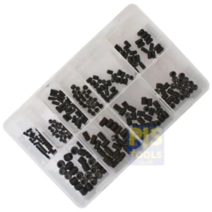 220 x Metric socket setscrews grub screws assortment M4 M5 M6 M8 M10 - Picture 1 of 1