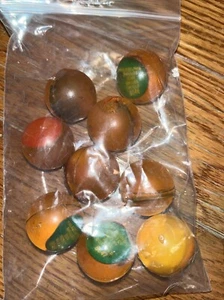 Lot Of 9  Baseball 1970 Chemtoy Supersballs - Picture 1 of 1