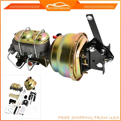 8" Dual Power Brake Booster 1" Master Cylinder & Prop for 1957-1972 Ford F-100 - Image 1 of 4