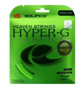 Solinco Hyper G Hyper-G Soft 16 Gauge 1.30mm Tennis String NEW