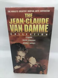 Jean-Claude Van Damme VHS 2001 3-Tape Set CYBORG Death Warrant DOUBLE Impact New - Picture 1 of 5
