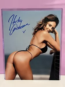 Harley Cameron Leaning Over Booty Shot Signed Autograph 8x10 WWE TNA AEW NXT - Picture 1 of 1