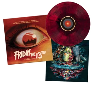Friday The 13th Soundtrack Vinyl Blood Red and Black Swirl Colored Variant - Picture 1 of 1