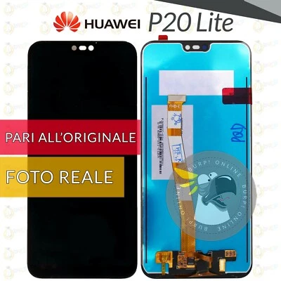 DISPLAY HUAWEI P20 LITE ANE-LX1 ANE-LX2 SCHERMO VETRO LCD TOUCH SCREEN MONITOR - Immagine 1 di 2