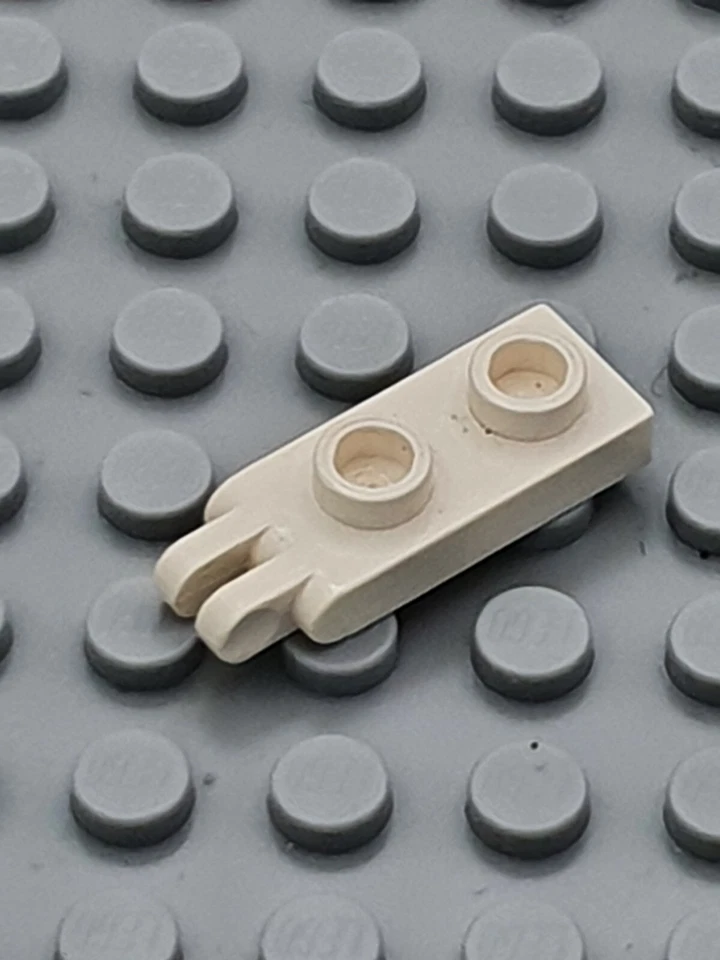 LEGO® 3x Scharnierplatte 2-Finger Hinge 1x2 - Brick- 4276 - Weiß - Bild 1 von 1