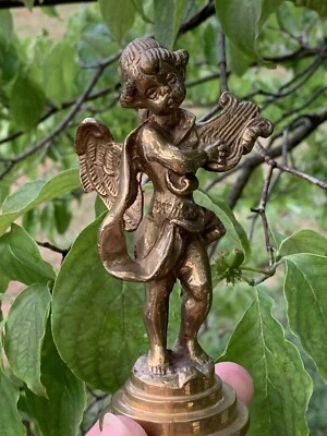 古董新艺术运动米开朗基罗西斯廷教堂黄铜雕像裸小天使 ❤️sj3j — 第 1/4 张图片