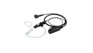 Auriculares walkie talkie de vigilancia sobre la oreja con micrófono PTT (2) brotes - Imagen 1 de 11