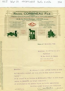 Dépt 33 - Libourne 68 Rue Michel Montaigne - Belle Entête Secteur Agricole 1938 - Bild 1 von 1