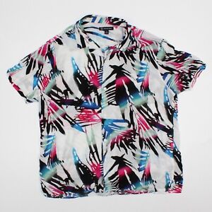 INC International Concepts Button Up Shirt Men's Size XL Hawaiian  Floral