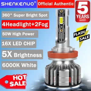 Faro LED haz alto bajo + bombillas antiniebla A8D para Nissan Rogue 2014-2020 6000K - Imagen 1 de 20
