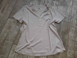 Wunderschönes Shirt von LIEBLINGSSTÜCK, Gr. 44/ 2XL, Hellgrau/Kit, Kurzarm - Bild 1 von 3