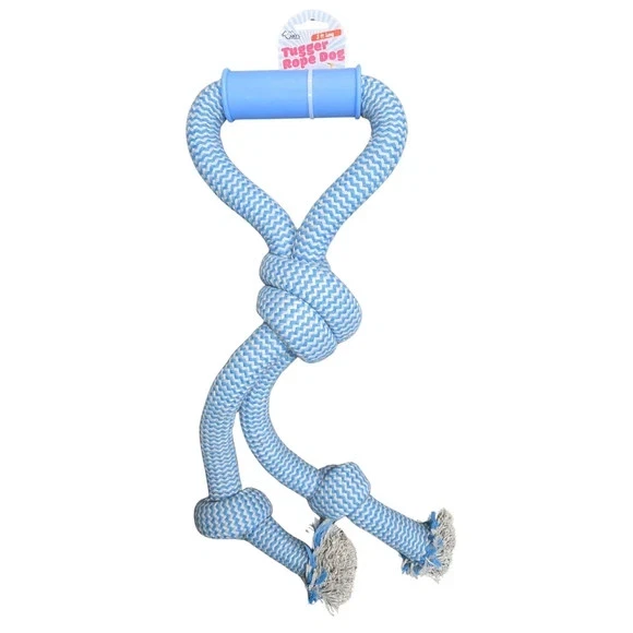 Juguete doble remolcador de 24" con cuerda de mango para perro Foto 1 de 1