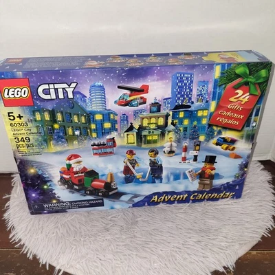LEGO City Advent Calendar Building Kit 2021 (60303) 349 pcs NEW Factory Sealed - Image 1 of 4
