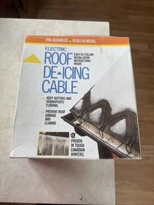 Frost King RC60 Automatisches Elektrisches Dach & Dachrinne Enteisungskabel Kit 60 Fuß 300 W - Bild 1 von 7