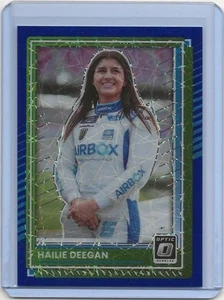 2025 Hailie Deegan Panini Donruss Optic Blue Velocity Racing NASCAR #55 - Picture 1 of 2