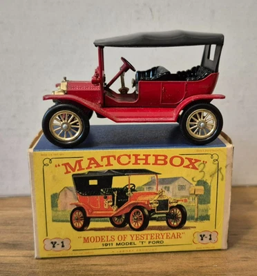 Y 1 1911 Ford Model T  Models of Yesteryear Matchbox in D3 Box - Bild 1 von 4
