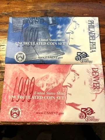 1999 P & D U.S. Mint Sets OGP #9754 Cover