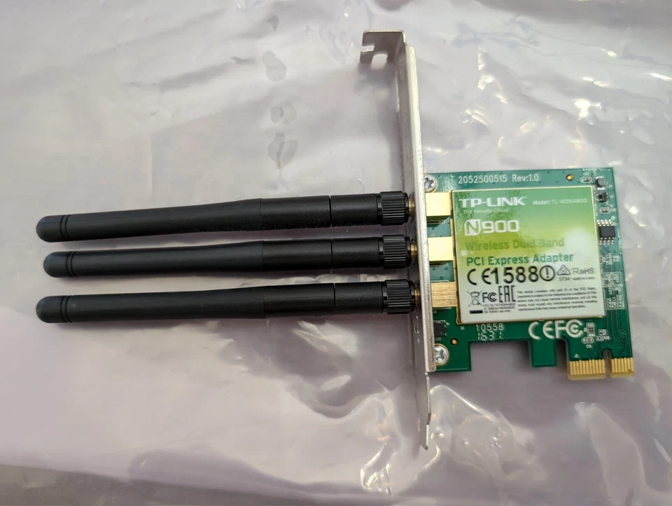 TP-LINK TL-WDN4800 Dual Band Wireless N900 PCI Express Adapter, 2.4 GHz 5GHz - Изображение 1 из 1
