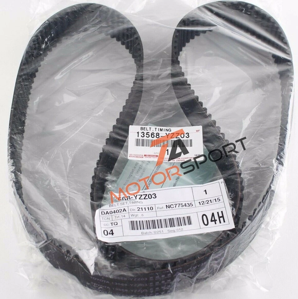 13568YZZ03 Genuine Toyota Belt Set Timing 13568-yzz03