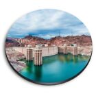 Round MDF Magnets - Hooer Dam Nevada USA #45354