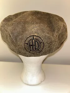 Cappello Harley Davidson pelle marrone berretto da newsboy Billings Heritage BELLO RARO taglia XL - Foto 1 di 9