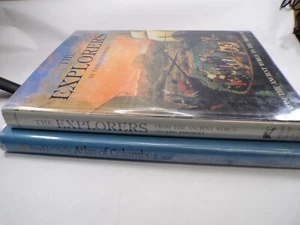 Explorers by Paolo Novaresio Atlas of Columbus Rand McNally HB Coffee Table Lot - Picture 1 of 12
