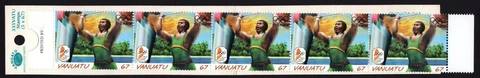 VANUATU - 2000 'OLYMPIC GAMES SYDNEY WEIGHT LIFTING' Booklet MNH [D8093] Cover