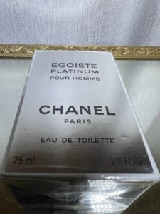 Egoiste Platinum Chanel edt 75 ml. Vintage original 1993. Sealed. - Picture 1 of 4