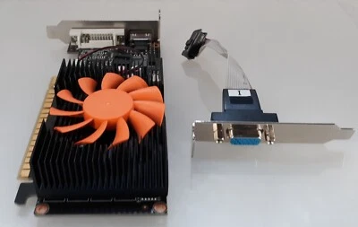 PNY GeForce GT620 1024M DDR3 PCIE Video Card w/ VGA Connector + DVI/VGA Cables - Image 1 of 4